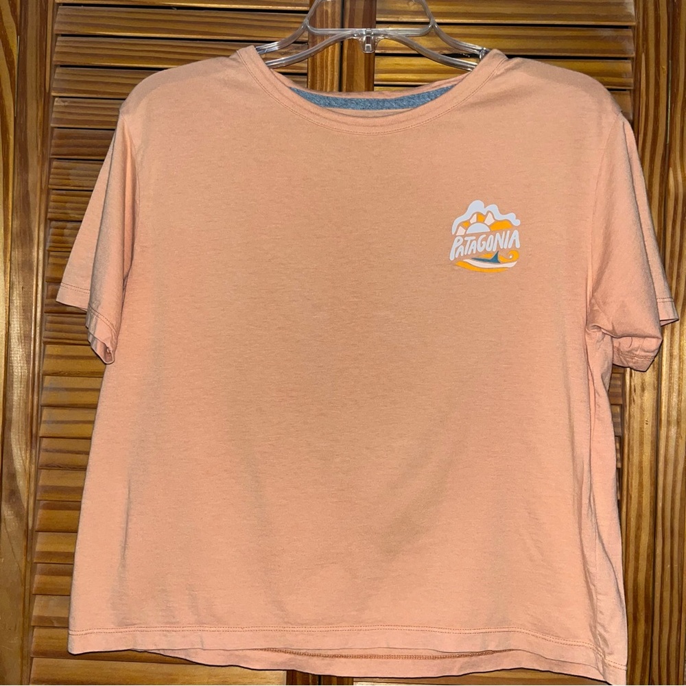 Patagonia Orange Graphic Short Sleeve Tee Size XS